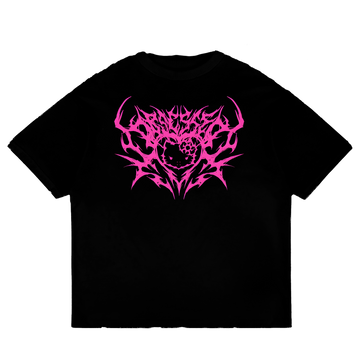 Camiseta HELL00 Kitty Rosa