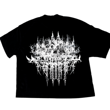 Camiseta Boxy Lonely Castle BLACK