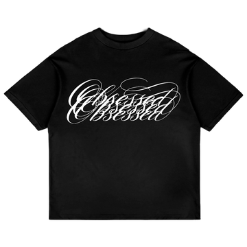 Camiseta Boxy DISSOCIATION Bordada PRETA [PRONTA ENTREGA]